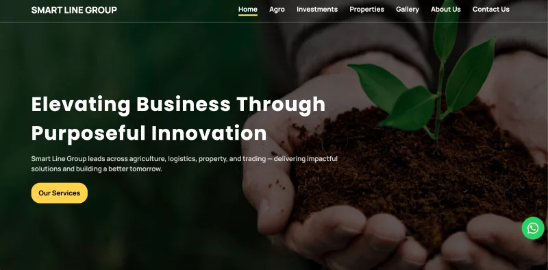 Smart Line Group website homepage